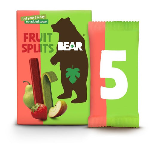 BEAR Fruit Splits Strawberry & Apple 5 x 20g Botiga