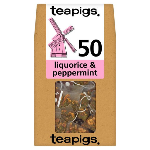 Teapigs Liquorice & Peppermint Tea Bags 50 per pack Botiga