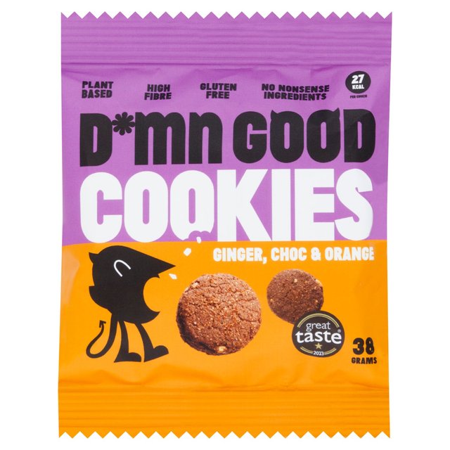 Damn Good Ginger, Chocolate, Orange COOKIES 38g Botiga