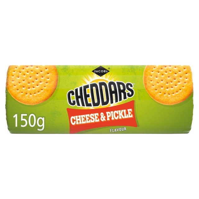 Jacob's Cheddars Cheese & Pickle Crackers 150g Botiga