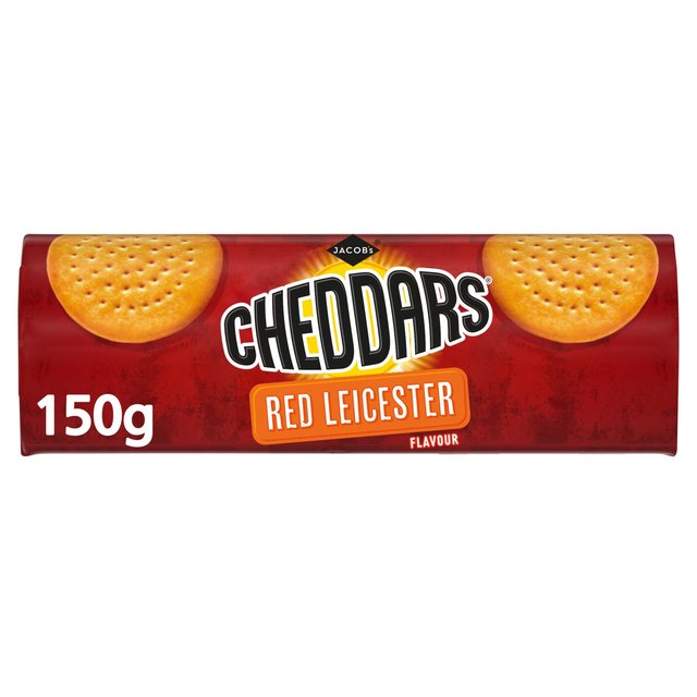 Jacob's Cheddars Red Leicester Flavour Cheese Biscuits 150g Botiga