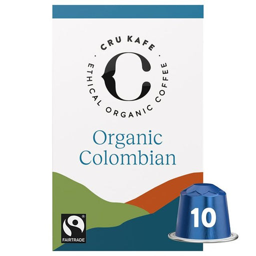 CRU Kafe Organic Fairtrade Colombian Pods 10s 10 per pack Botiga