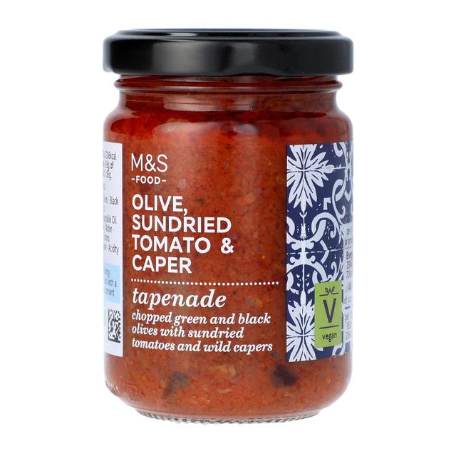 M&S Olive Sundried Tomato & Caper Tapenade 140g Botiga