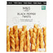 M&S Black Pepper Twists Twin Pack 250g Botiga