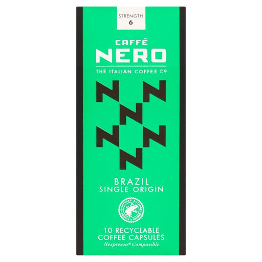 Caffe Nero Brazilian Coffee Capsules 12 per pack Botiga