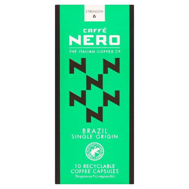 Caffe Nero Brazilian Coffee Capsules 12 per pack Botiga