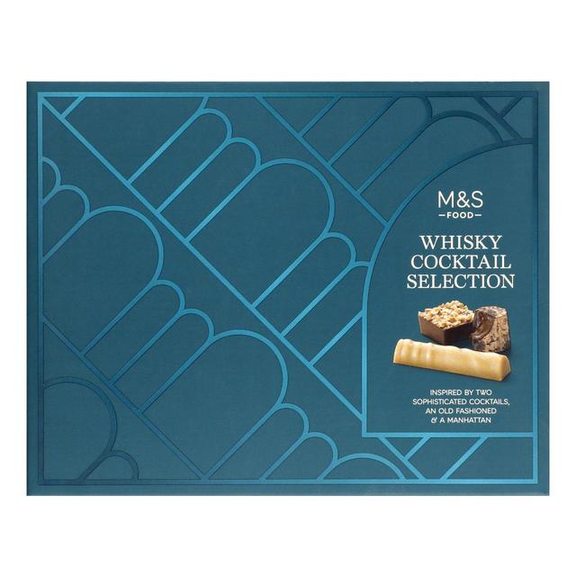 M&S Whisky Cocktail Chocolate Selection 140g Botiga