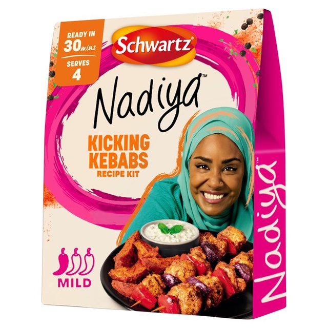 Schwartz x Nadiya Kicking Kebabs Recipe Kit 75g Botiga