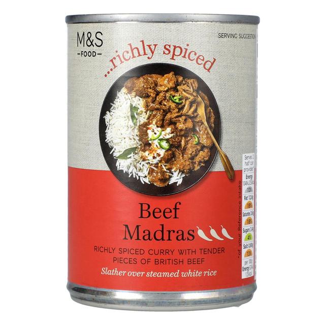 M&S Beef Madras 400g Botiga