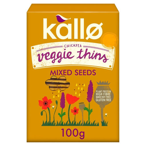 Kallo Veggie Thins Mixed Seeds 100g Botiga