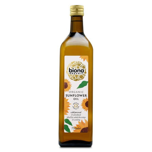 Biona Organic Cold Pressed Sunflower Oil 750ml Botiga