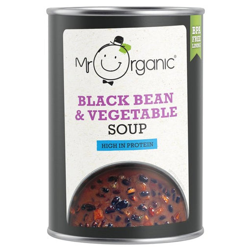 Mr Organic Black Bean & Vegetable Soup 400g Botiga