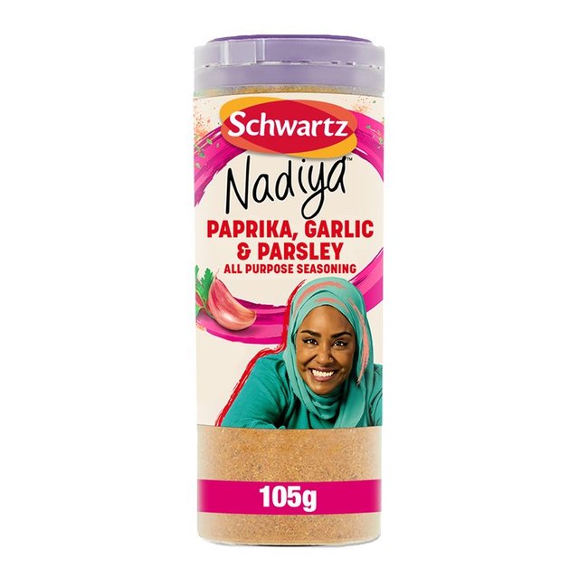 Schwartz x Nadiya Paprika, Garlic & Parsley All Purpose Seasoning Drum 105g Botiga