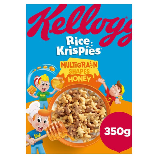 Rice Krispies Multigrain Shapes Honey 350g Botiga