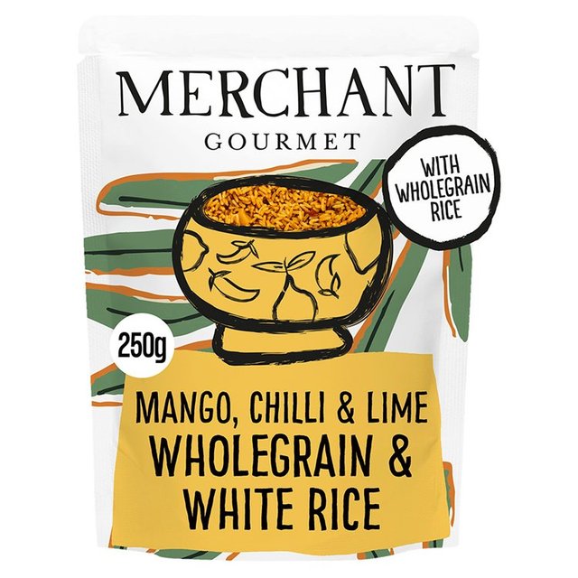 Merchant Gourmet Mango, Chilli & Lime Wholegrain & White Microwave Rice 250g Botiga