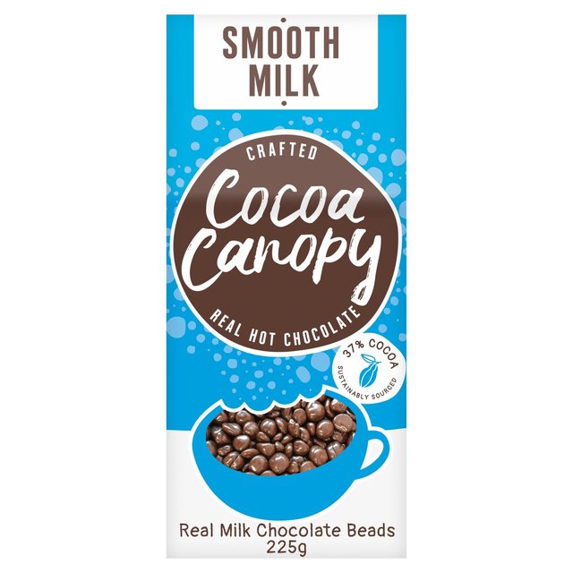 Cocoa Canopy Smooth Milk Crafted Hot Chocolate Beads 225g Botiga