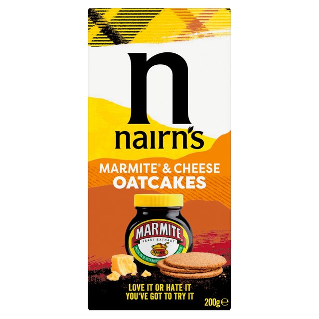 Nairn's Cheese & Marmite Oatcakes 200g Botiga