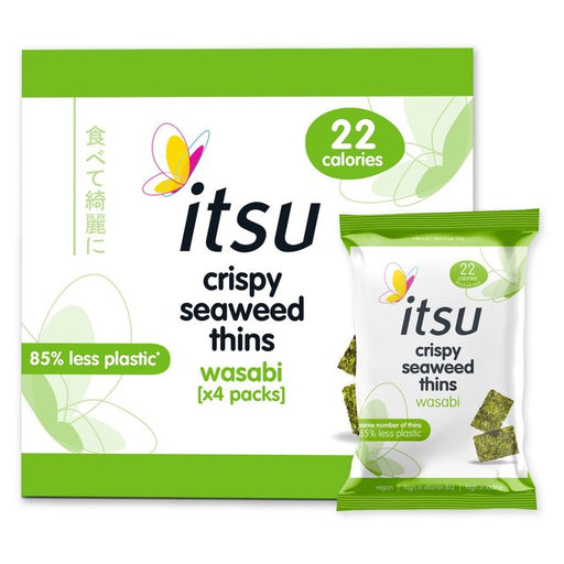 Itsu Wasabi Seaweed Thins Multipack 4 per pack Botiga