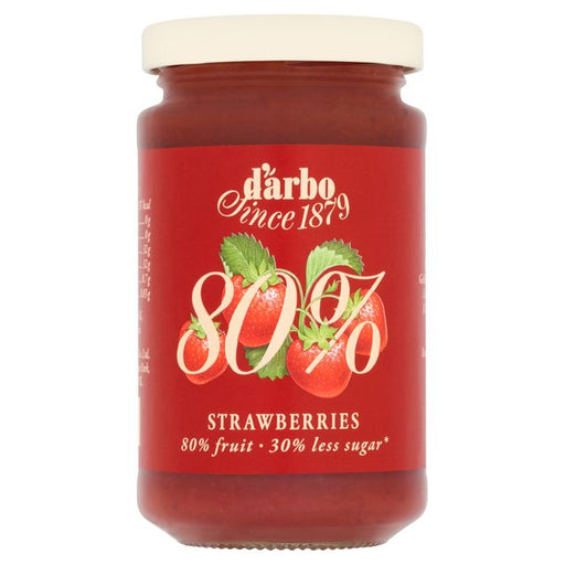 Darbo Strawberry 80% Fruit (30% less sugar) 250g Botiga