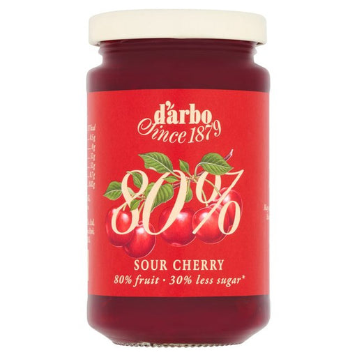 Darbo Sour Cherry 80% Fruit (30% less sugar) 250g Botiga