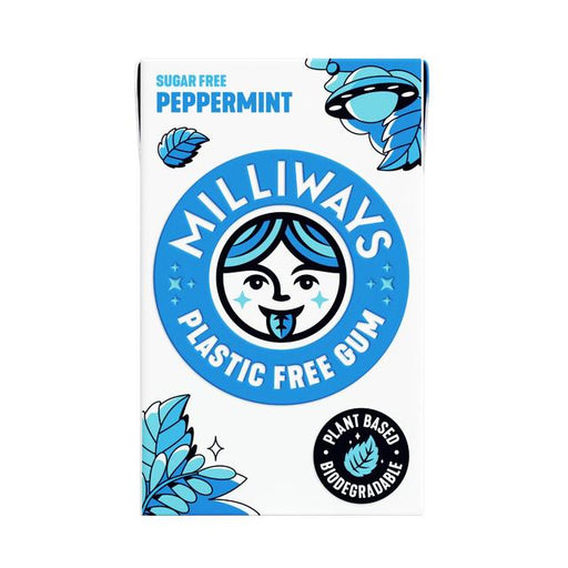 Milliways Peppermint, Plastic Free, Sugar Free Chewing Gum 19g Botiga