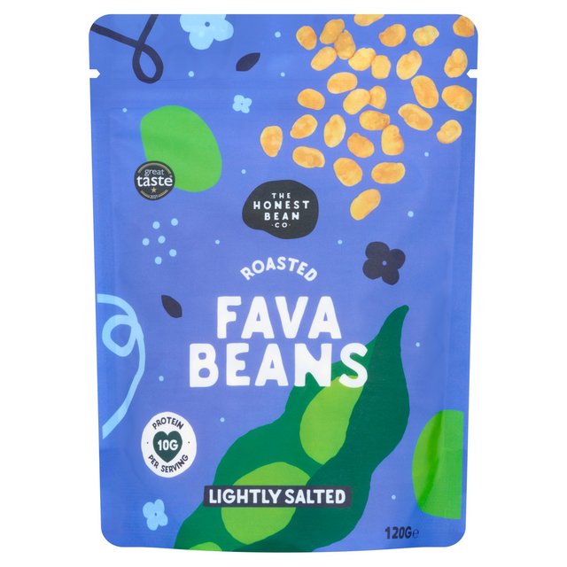 Honest Bean Roasted Fava Beans Lightly Salted 120g Botiga