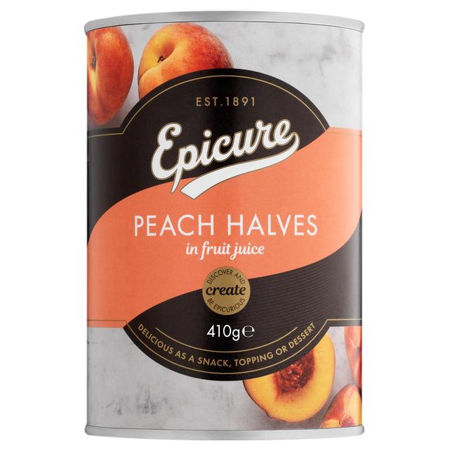 Epicure Peach Halves in Fruit Juice 410g Botiga