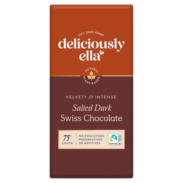 Deliciously Ella Dark Salt Swiss Chocolate 80g Botiga