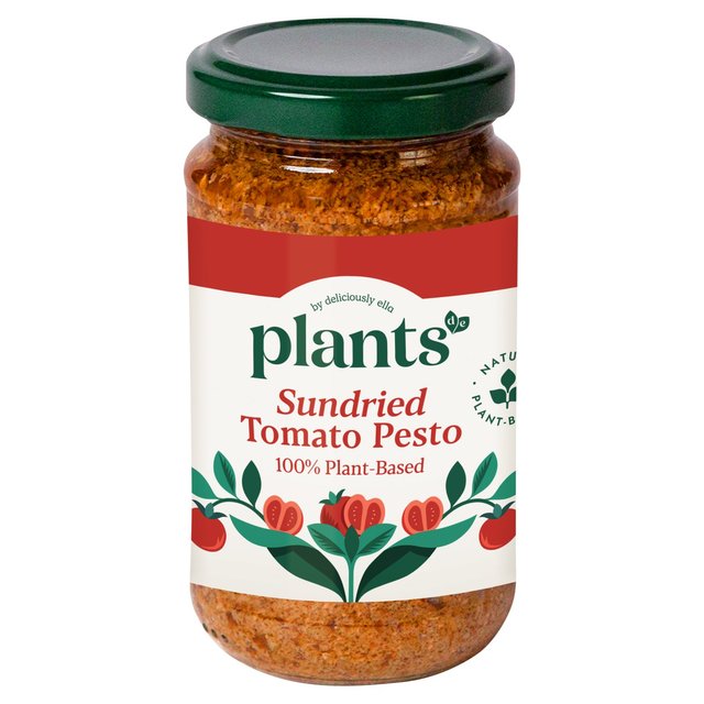 Plants by Deliciously Ella Red Vegan Pesto With Tofu 180g Botiga