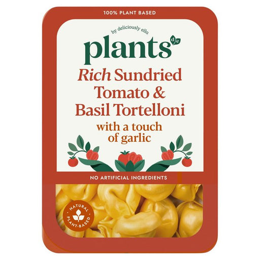 Plants by Deliciously Ella Rich Sundried Tomato & Basil Tortelloni 250g Botiga