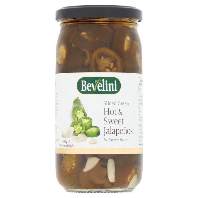 Bevelini Hot & Sweet Jalapenos 400g Botiga