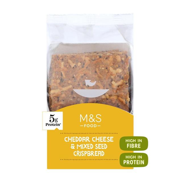 M&S Cheddar Cheese & Mixed Seed Crispbread 210g Botiga