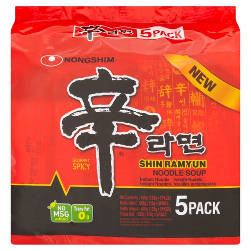 Nongshim Shin Ramyun Instant Noodles Multipack 5 x 120g Botiga