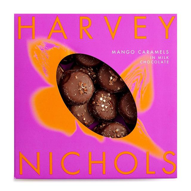 Harvey Nichols Mango Caramels in Milk Chocolate 125g 125g Botiga