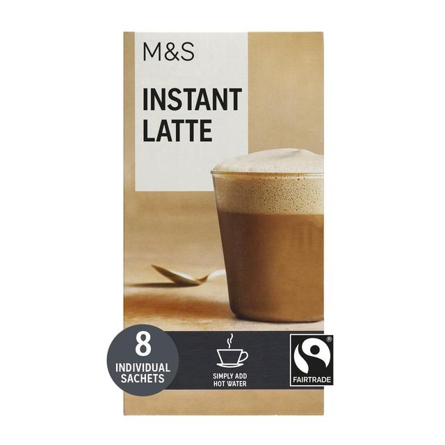 M&S 8 Instant Latte Sachets 8 per pack Botiga