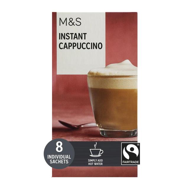 M&S 8 Instant Cappuccino Sachets 124g Botiga