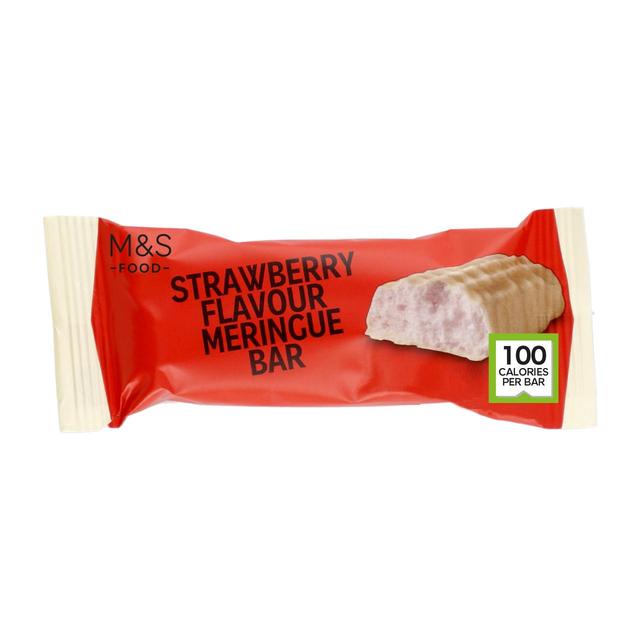 M&S Strawberry Flavour Meringue Bar 20g Botiga