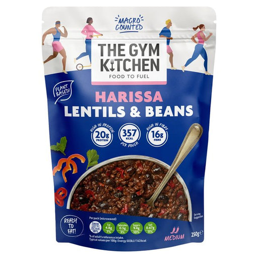 The Gym Kitchen Harissa Lentil & Beans 250g Botiga