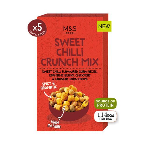 M&S Sweet Chilli Crunch Mix 5 x 25g Botiga