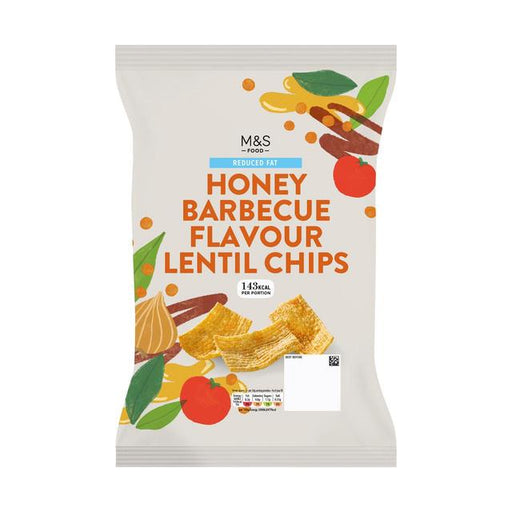 M&S BBQ Lentil Chips 110g Botiga