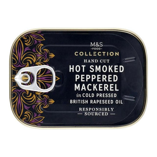 M&S Collection Hot Smoked Peppered Mackerel 110g Botiga