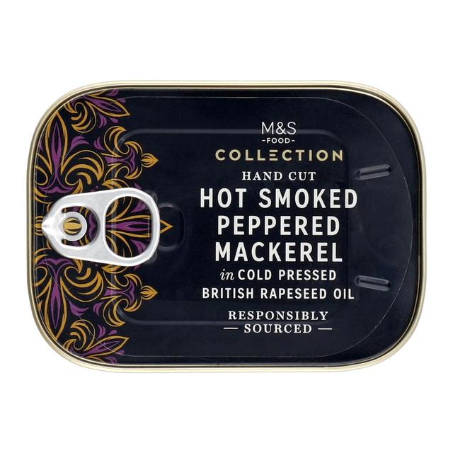 M&S Collection Hot Smoked Peppered Mackerel 110g Botiga