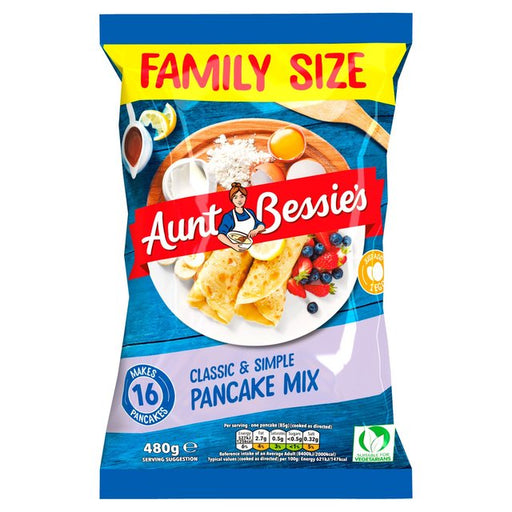 Aunt Bessie's Pancake Mix Family Size 480g Botiga