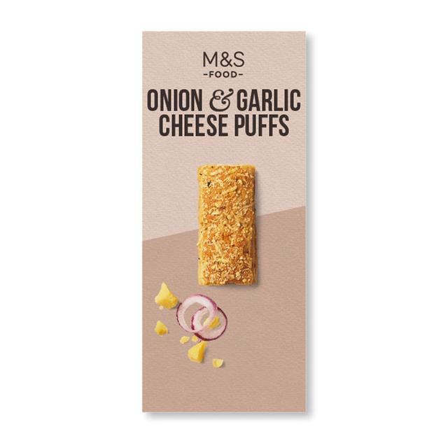 M&S Onion & Garlic Cheese Puffs 90g Botiga