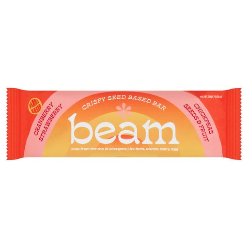 Beam Crispy Seed Based Bar Cranberry Strawberry 30g Botiga