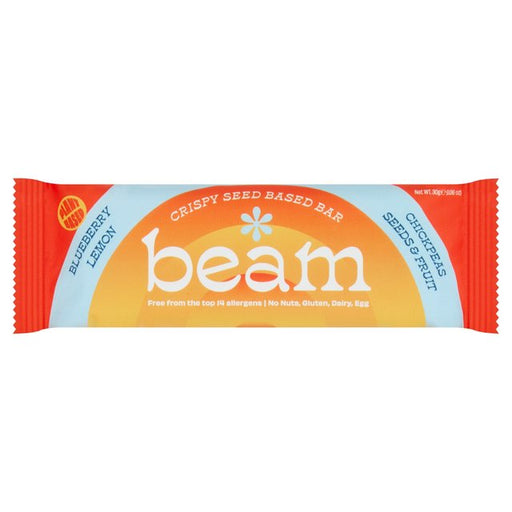 Beam Crispy Seed Based Bar Blueberry Lemon 30g Botiga