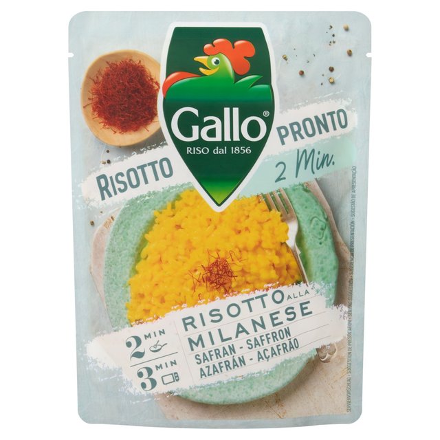 Riso Gallo Risotto Pronto Saffron 250g Botiga