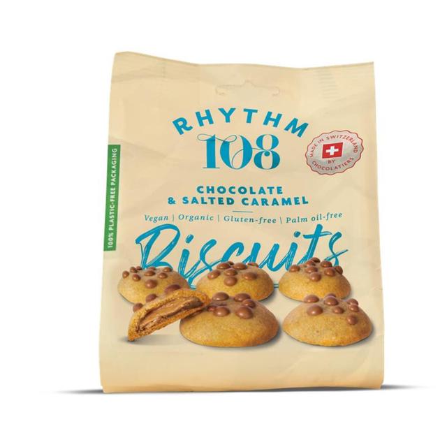 Rhythm 108 Swiss Vegan Salted Caramel Filled Biscuits 135g Botiga