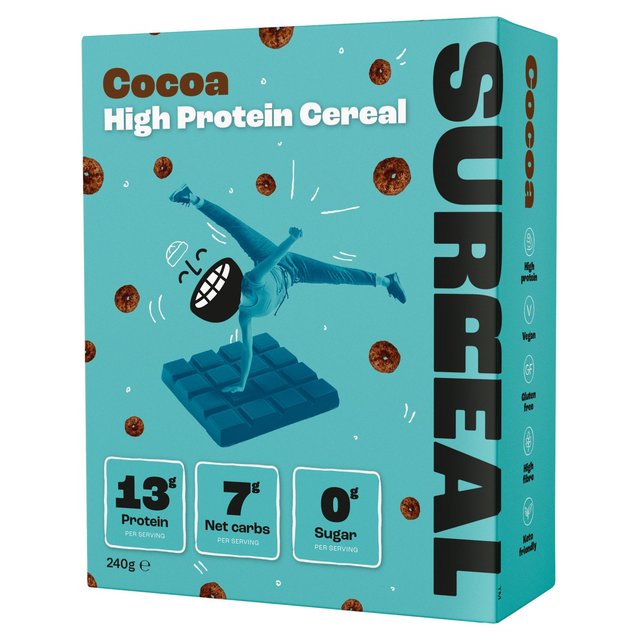 Surreal High Protein Low Sugar Cocoa Cereal 240g Botiga