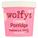 Wolfy's Creamy Porridge with Raspberry & Vanilla Jam 90g Botiga